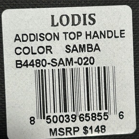 NWT! Women's Lodis "Addison" Red Designer Leather Mini Purse - Picture 8 of 16